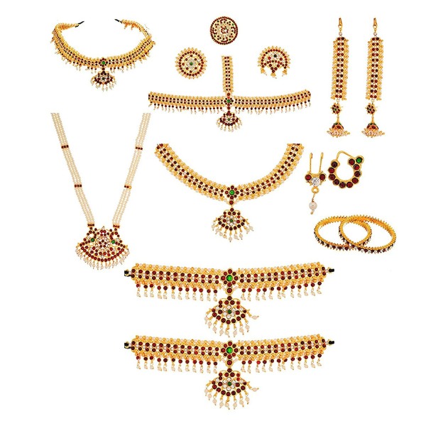 Bharatanatyam Jewellery Set